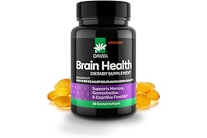 DAIWA HEALTH DEVELOPMENT Daiwa Brain Omega-3 Supplement with Hokkaido Scallop Oil (HSOP) – Advanced Phospholipid Omega Formula for Focus, Memory & Cognitive Wellness – 30 Softgels