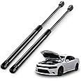 ARANA Hood Struts Lift Support for 2011-2020 Dodge Charger Sedan with Aluminum Hood, Front Hood Replacement Shocks Fits 2011-2022 Chrysler 300 with Aluminum Hood, 2 Pcs (Extended Cylinder Version)