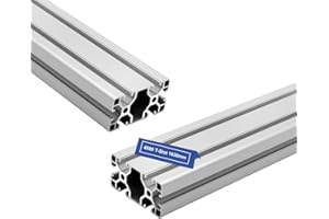 Seekliny 2Pack 4080 T Slot Aluminum Extrusion 1830mm Silver Extruded Aluminum Profile 40x80 T-Slotted Framing European Standard Anodized Linear Rail for 3D Printer Accessories Parts