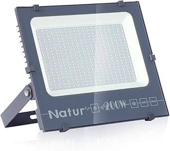 200W LED Foco Exterior de alto brillo,20000LM Impermeable IP66 ...