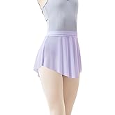 Daydance Mesh Pull On Ballet Skirt Elastic Point Dance Skirt for Teen Girls 12-14 Years, Women