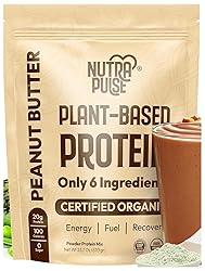 NUTRAPULSE Organic Vegan Protein Powder – Peanut