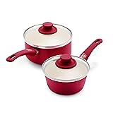 GreenLife Soft Grip 1QT and 2QT Saucepan