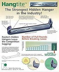 5 inch Raytec Hangtite Hidden Gutter Hanger