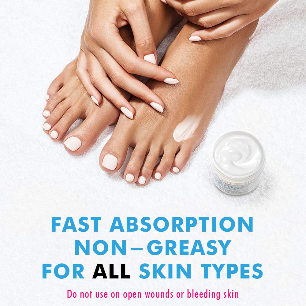 Urea Cream 40% Plus Salicylic Acid 4.6 Oz, Callus Remover Hand Cream Foot Cream For Dry Cracked Feet, Hands, Heels, Elbows, Nails, Knees, Intensive Moisturizes & Softens Skin, Exfoliates Dead Skin : Beauty