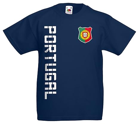 Portugal Kinder T-Shirt Trikot Name Nummer