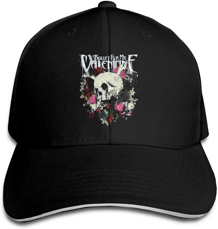 Cinocu Bullet for My Valentine Halloween Skull Roses Snapback Hats