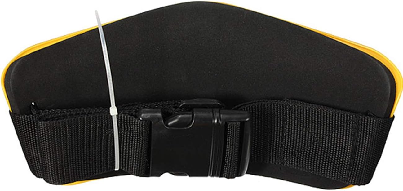 TIHOOD Fighting Rod Pole Holder Adjustable Waist Gimbal Belt Padded Fishing Waist Belt Professional Fishermen Gimbal Pad (Yellow): Clothing