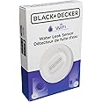 Black & Decker Smart Wi-Fi Water Sensor for Home, Wireless Leak Detector with App Alerts, Remote Monitoring, Freeze Detection