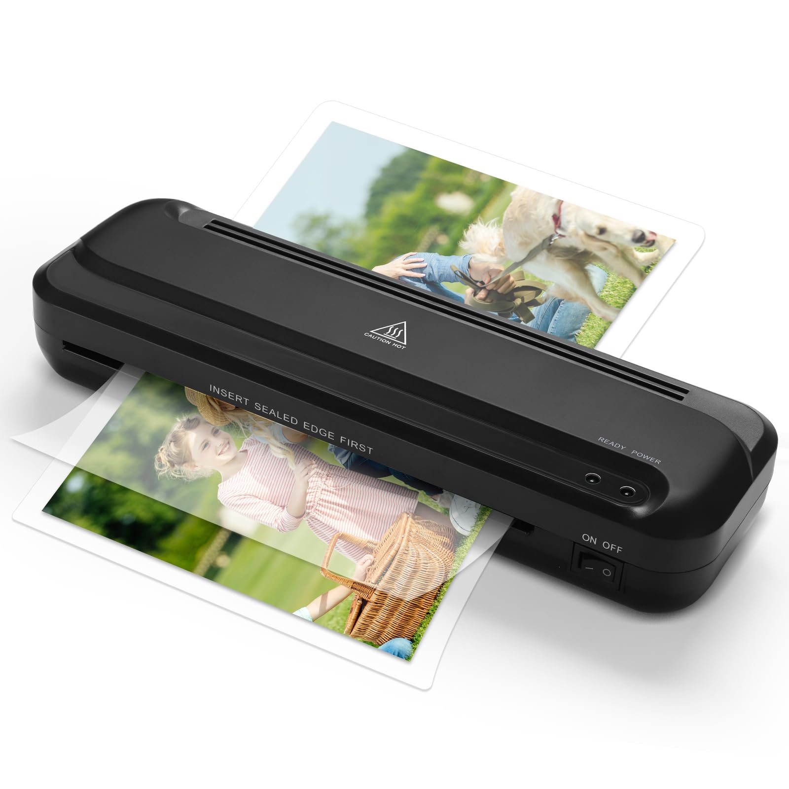 Photo 1 of CAREGY 9-Inch Thermal Laminator Machine for Documents and Photos, Easy to Use for Office, School, Business and Home- Black