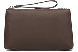 YONBEN Nylon Wristbands Bag Makeup Pouch for Purse Waterproof Wristbands Bag with Zipper Pocket Credit Card Pouch