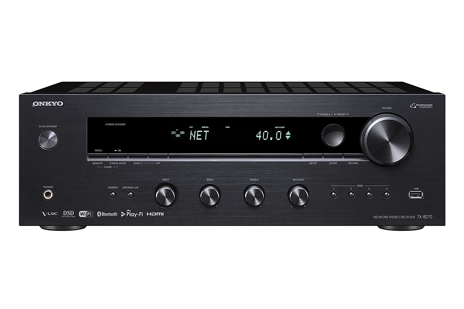 Onkyo TX-8270 2 Channel Network Stereo Receiver (Certified Refurbished)