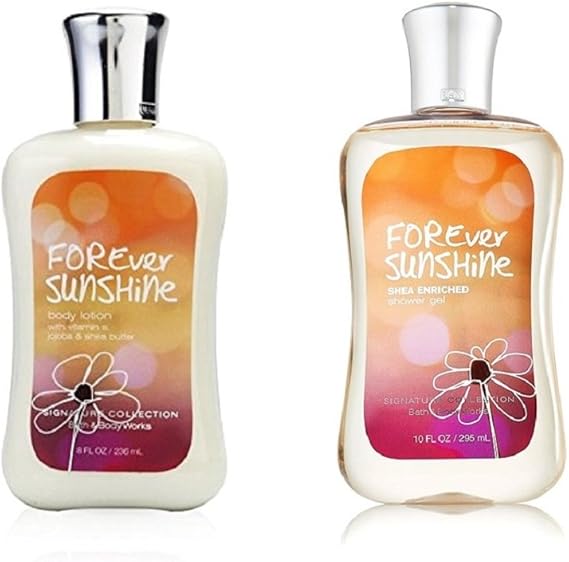 Bath and Body Works Forever Sunshine Lotion and Shower Gel