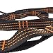 MWHW Hammock Straps Durable and Extra Strong Hammock Straps Adjustable Loops for Travel Camping and Hiking (10ft-Orange)