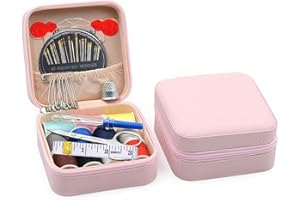 Sewing set for Home Travel and Emergency, Mending Clothes, Includes Thread Spools, Needles, Scissors,Accessories such as thim