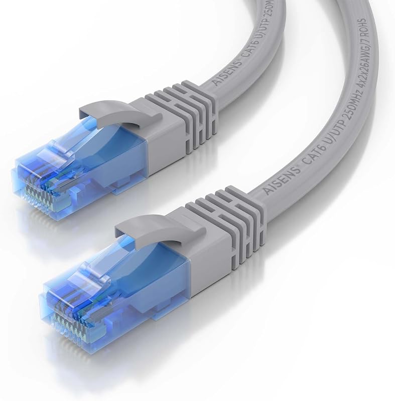 - A135-0779 - Cable de Red Latiguillo RJ45 Cat.6 UTP Awg26 CCA, Gris, 4.0M