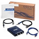 Pico Technology PicoScope 2204A Oscilloscope 2 Channels 10 MHz Bandwidth, 100 MS/s Sampling Rate, Handheld USB PC Digital Portable Lab Kit, with Probes, PS7 Software and Waveform Generator