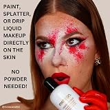 Mehron Liquid Makeup White Face Body Paint Airbrush Compatible 4.5 oz view 4