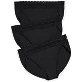 Natori womens Bliss Perfection One Size French Bikini 3-pack