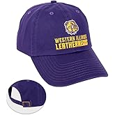 Desert Cactus Western Illinois University Baseball Hat WIU Leathernecks Brimmed Embroidered Hats Cap Adjustable Cloth Strap Adult (Style A) Purple