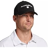Maxfli Tour Men’s 3D Logo Golf Hat - One Size Fits All - Black