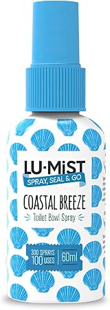 Lu-mist 3 x 60ml Assorted Toilet Bowl Spray Pack Citrus Rose Coastal Breeze view 3
