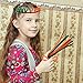 Caydo 320 Pieces Halloween Pipe Cleaners Chenille Stems 6mm x 12inch, Chenille Stems for DIY Art Craft Decorations (Black, Brown, Dark Green, Orange)