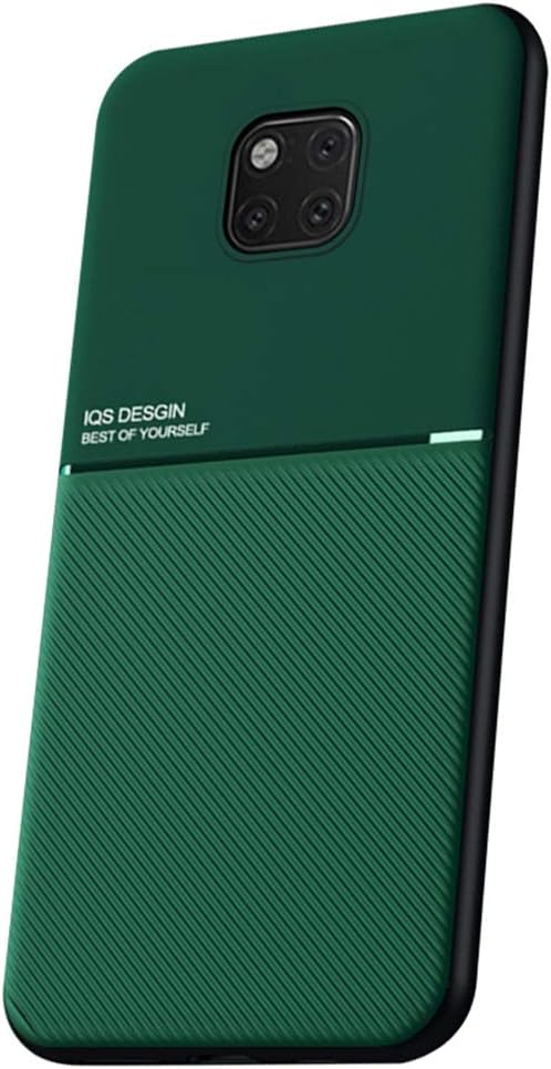 GUANHAO Case for Huawei Mate 20 Pro, Soft TPU Anti-Slip Simple Business Anti-Fingerprint Lens Protection Shockproof Protective Case for Huawei Mate 20 Pro (Green)