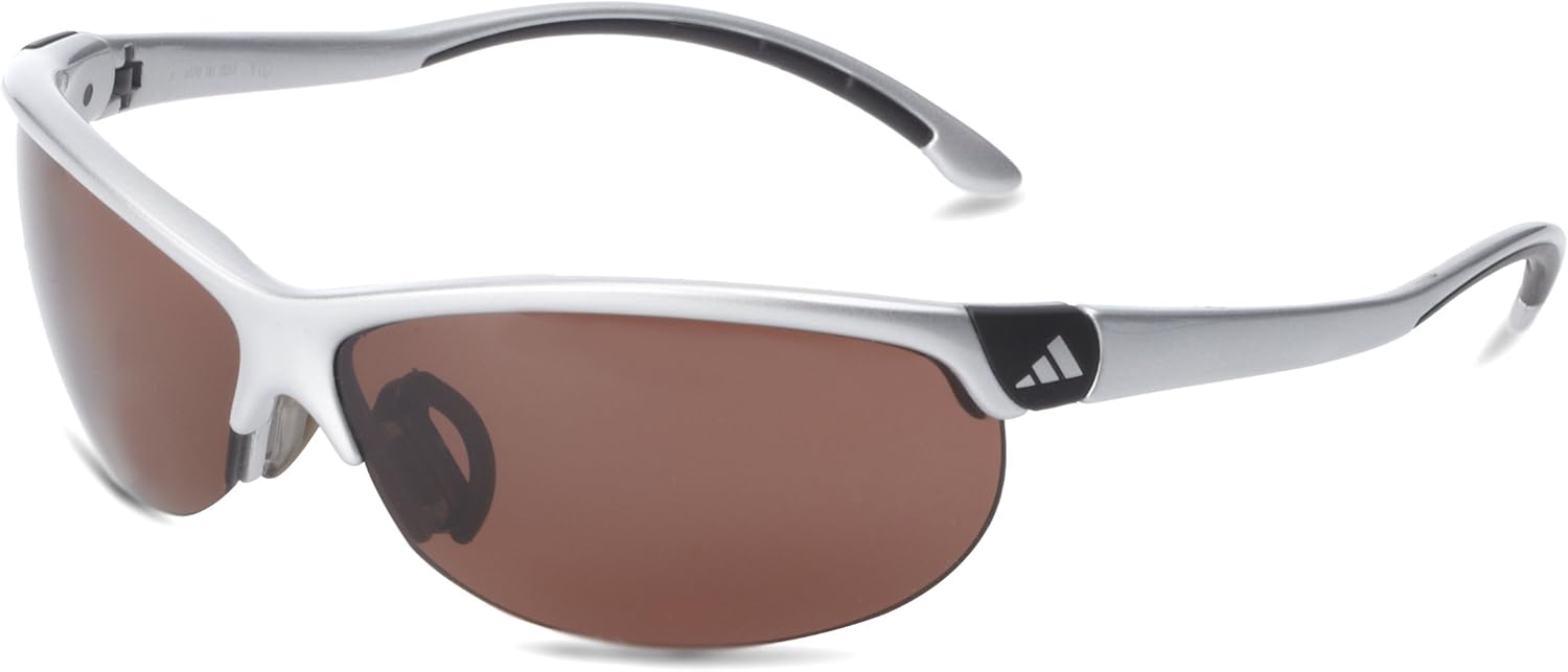 adidas Adizero L Polarized Sunglasses,Shiny Aluminium and