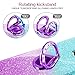 VEGO Galaxy Note 9 Glitter Gradient Case with Ring Holder Kickstand for Women Girls Bling Diamond Rhinestone Sparkly Fasion Shiny Cute Protective Case for Samsung Galaxy Note 9 (Teal Purple)