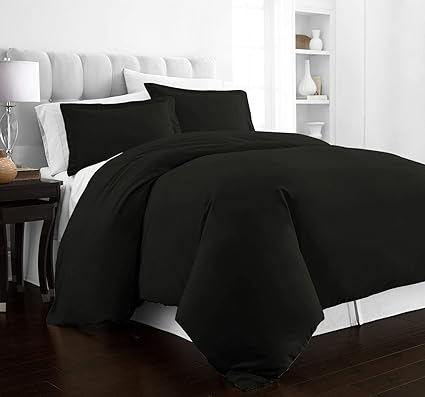 Amazon Com Bed Bucket Black Solid Super King Size 98 X108 Inch