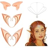 NOPKESV Elfenohren 4 Paar - Weiche Latex Ohren Für Cosplay, Halloween & Karneval In 2 Größen
