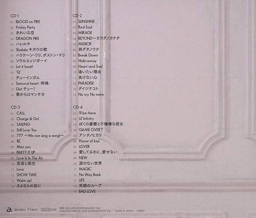 a 15th Anniversary All Time Best Thanx a Lot Al4枚組 Amazon Com Music