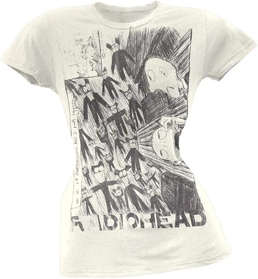 Radiohead Scribble Juniors TShirt Clothing
