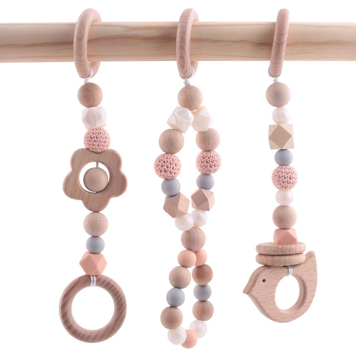 silicone teething beads