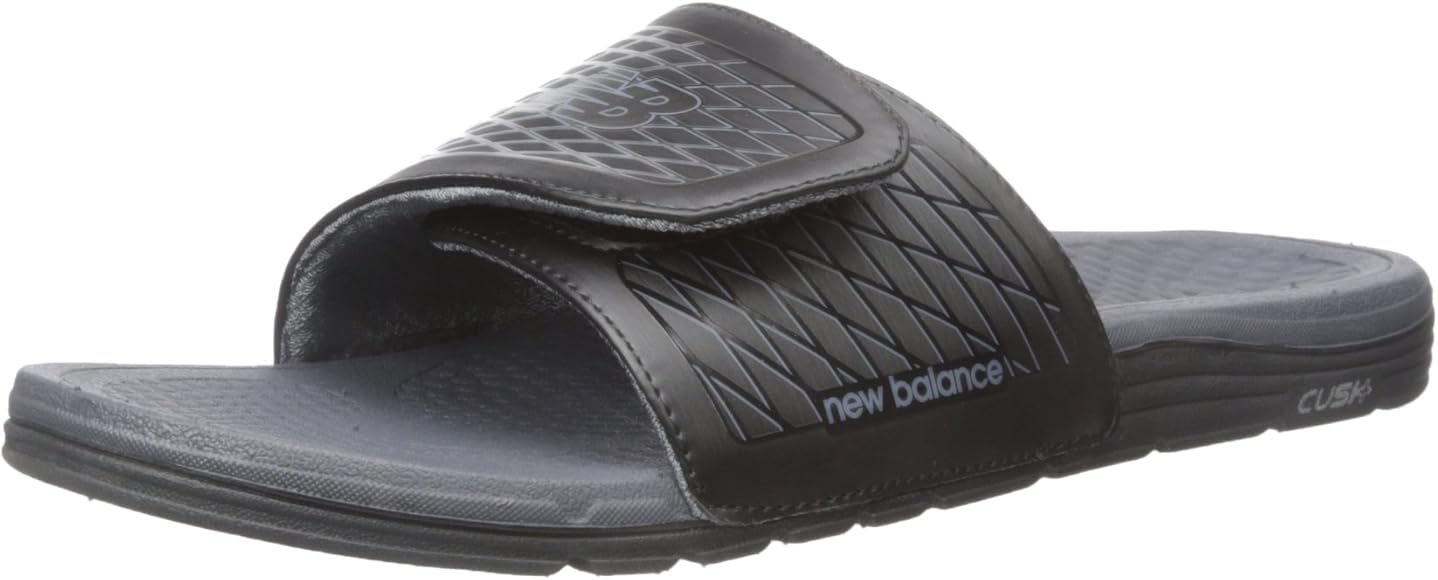 new balance men's cush  slide sandal