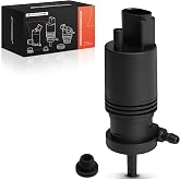 A-Premium Windshield Washer Pump Compatible with Chevrolet, GMC &amp; Cadillac | for Silverado 2500 HD, Equinox, Malibu &amp; Ram 3500 &amp; Sierra 1500 &amp; Jeep &amp; Ford &amp; Dodge &amp; Chrysler &amp; Buick &amp; Lincoln &amp; Acura