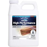 TotalBoat High Performance Clear Epoxy Resin - Quart | Mix in 2:1 Ratio with Compatible Fast, Medium, or Slow Hardener; Best for Woodworking Projects, Boat Building, and Repairs