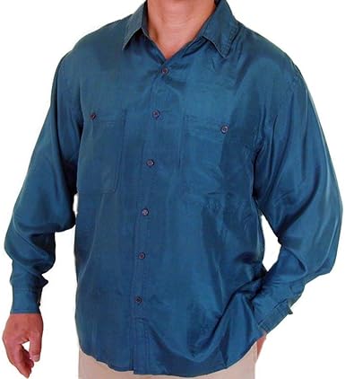 baggy silk shirt