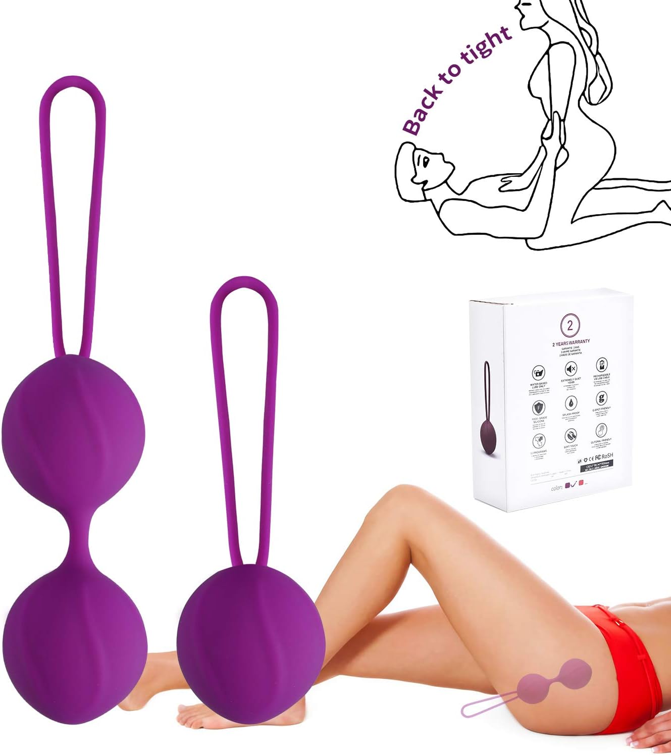 Amazon Com Kegel Balls Exercise Weight For Women Bladder Control