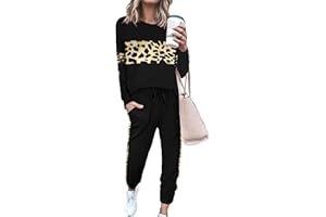 PRETTYGARDEN Womens 2 Piece Sets 2025 Long Sleeve Tops High Waisted Sweatpants Lounge Set Fall Fashion Travel Outfits