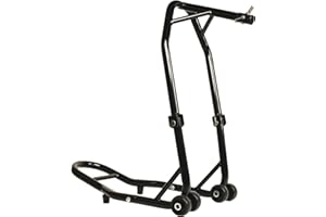 CARSTY Motorcycle Stand Lift, Front Stand Rear Wheel Lift, Swingarm Spool Paddock Stand, Triple Tree Headlift Stand for Sport Bike, Universal Fit for Suzuki Yamaha Honda Kawasaki Black