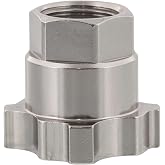 Master Elite Paint System MPS Spray Gun Cup Adapter - Converts Master Elite | Series PRO-33, PRO-44 &amp; PRO-88, Iwata LPH400 HVLP Spray Guns for Master Paint System MPS Spray Gun Cup Liners &amp; Lids