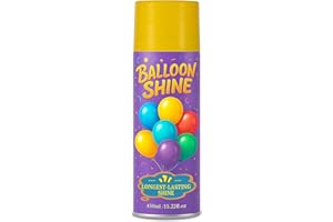 BERIOVE Balloon Shine Spray Party, 15 oz Balloons Spray Silicone for Birthday Decorations, Long Lasting Instant High Shine Waterproof for Outdoor Décor