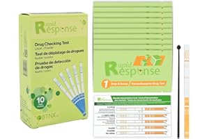 Rapid Response® Benzodiazepine Test Strip – for liquid and powder substances, quick results in minutes, easy to use, high sen