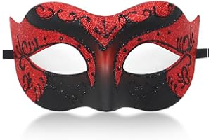 RALLEYFUN Masquerade Mask for Men Women Couple Venetian Mask for Halloween Mardi Gras Costume Party Ball
