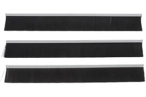 Mikikit 3Pcs Nylon Letter Box Brush Seal Strip 25Cm Mailbox Weatherproof Draft Excluder for Home Office Mail