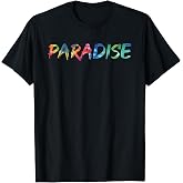 Paradise Tie Dye Awesome Vintage Inspired Streetwear T-Shirt