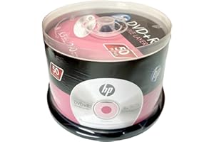 HP DVD+R DL Double Layer 8X 8.5GB Logo 50 Pack in Cakebox
