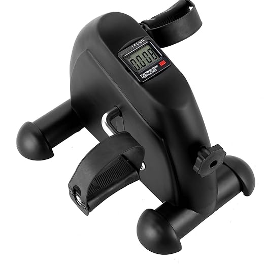 Portable Exercise Bike Pedals Stable Mini Floor Foot Pedal Durable Leg and Arm